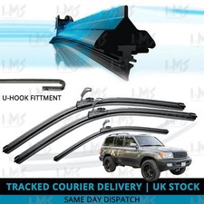 For Toyota Land Cruiser J90 96-02 Front/Rear Windscreen 19" 18" 14" Wiper Blades