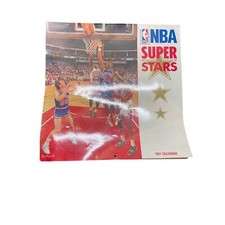 NBA SUPER STARS 1991 CALENDAR 