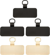 Metal Phone Tether Tab, Metal Phone Patch, Universal Cellphone Lanyard Sliver