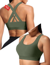 Sports Bras for Women, High Support Criss Cross Back Bras for Large Bust