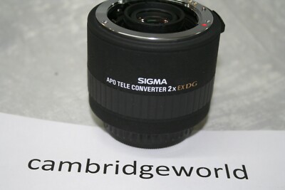 2X SIGMA  EX DG MULTI COATED TELECONVERTER LENS for CANON EOS DSLR & SLR CAMERA