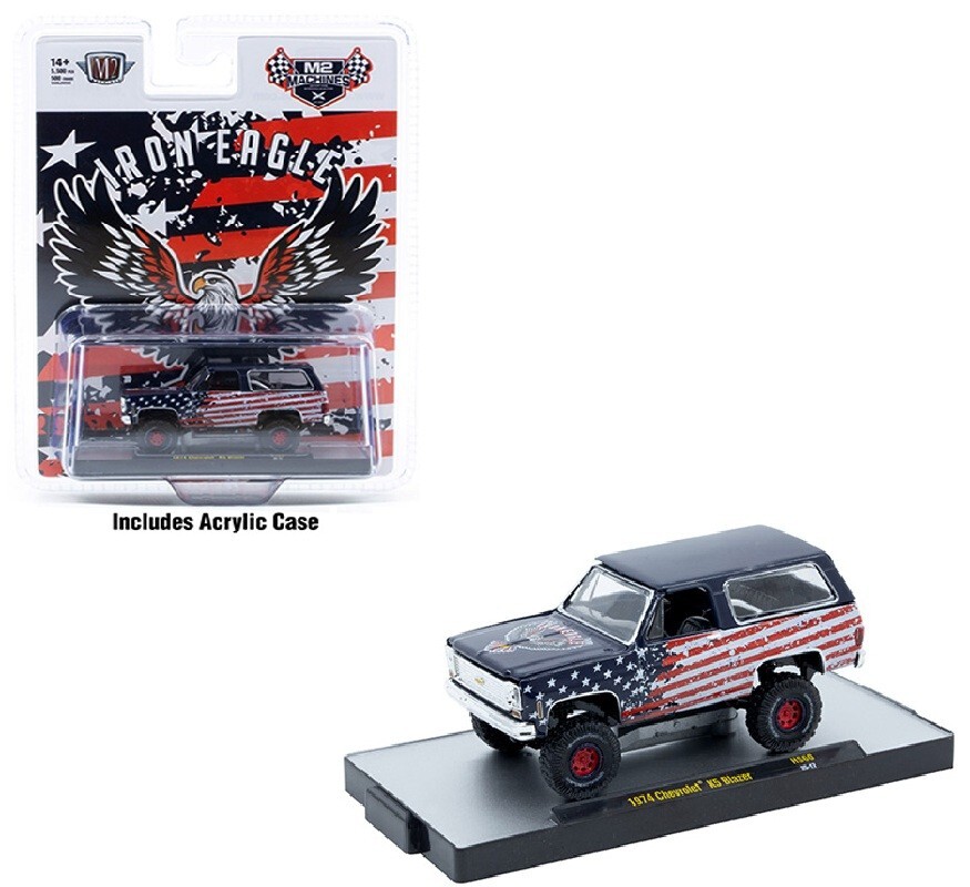 M2 Machines 1:64 1974 Chevrolet K5 Blazer “Iron Eagle” Model