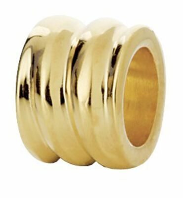 CEM Beads Element gelbgoldfarbig 925/-Silber CD787