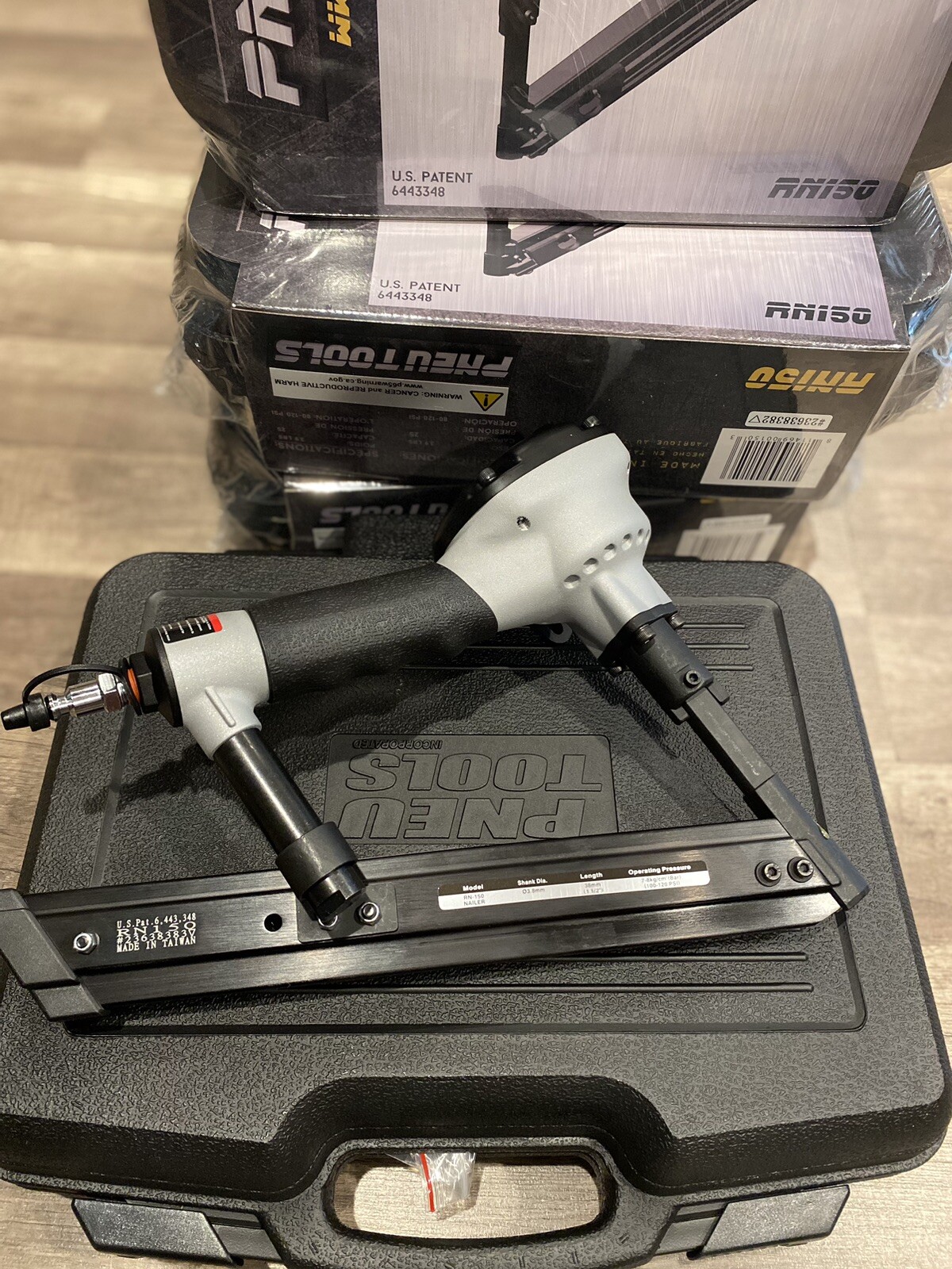 PneuTools Rap-A-Nail 150 Metal Connector Nailer, 1-1/2"