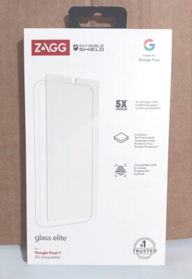 New Zagg Invisible Shield Glass Elite Screen Protector for Google Pixel 7