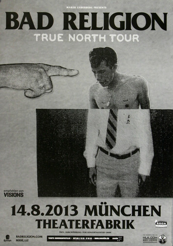Bad Religion - True North , MüNchen 2013 | Konzertplakat | Poster-image