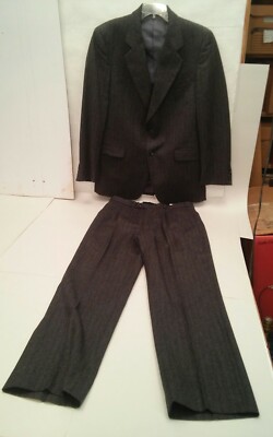 Mens Wool Mario Ferranti Suit Set R40 Jacket R34 Pants Classic