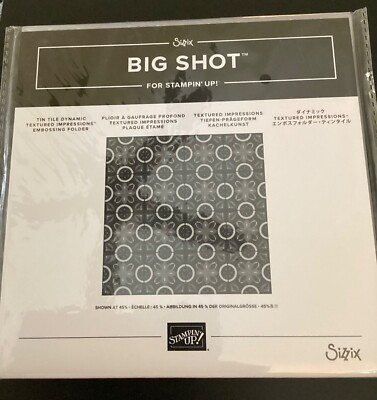 Stampin'Up! Retired STAMPIN' CUT & EMBOSS FOLDERS, Great Selection
