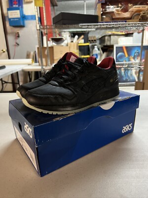 Asics Gel Lyte 3 III OG 30th Anniversary  Black Suede 1201A050-001 Mens Sz 7