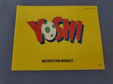 Yoshi NES Nintendo Instruction Booklet Manual Only - NES-YM-USA