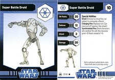 Star Wars Miniatures Clone Wars SUPER BATTLE DROID 32 card
