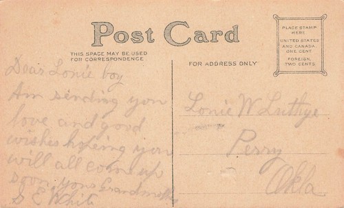 Poem Saying Postcard My Heart Is All For You Heart Lady Flowers - Picture 2 of 2