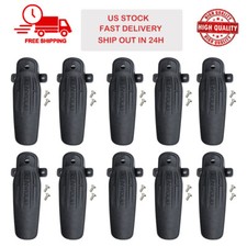 10x KBH-11 Belt Clip For Kenwood TK2180 TK3180 TK5210 TK5310 TK5220 TK5320 Radio