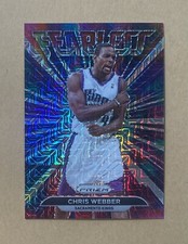 2021-22 Panini Prizm Chris Webber Fearless Mojo Prizms #04/25 Jersey Number 1/1