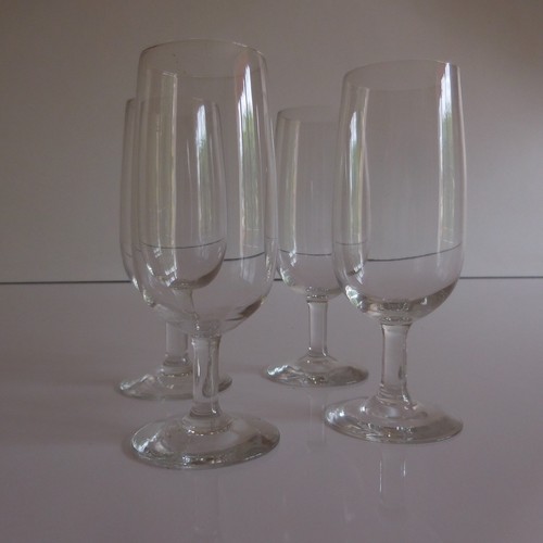 4 Führungen Links Champagner aus Glas Art Déco Design Xx PN Frankreich - Imagen 4 de 12