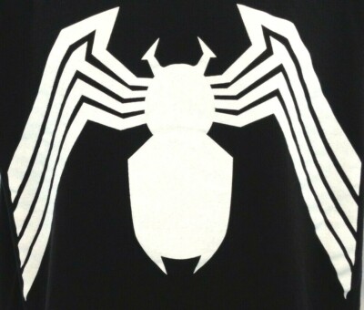 Marvel Men's Spider-Man Graphic T-Shirt - Color: Black with White