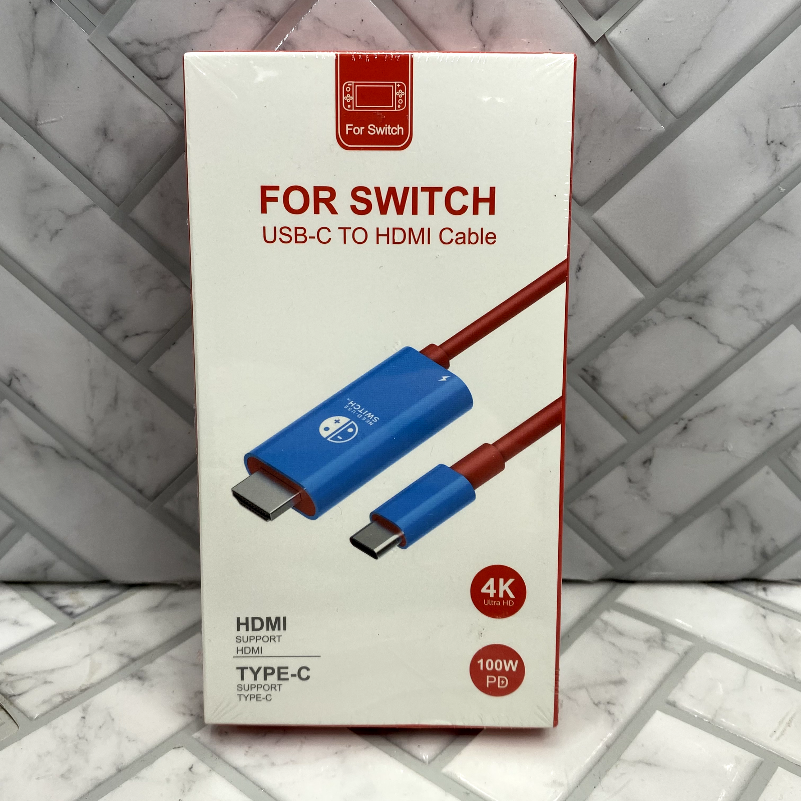 Nintendo Switch USB-C to HDMI Cable BRAND NEW FACTORY SEALED-image