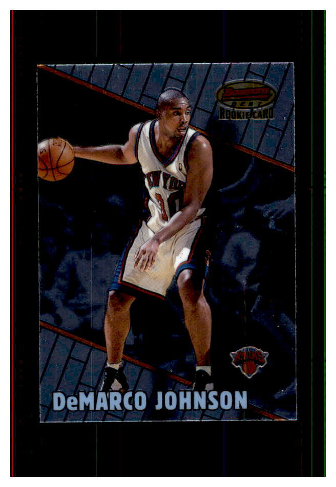 1999-00 BOWMAN,S BEST MINT ROOKIE CARD #115 DeMARCO JOHNSON