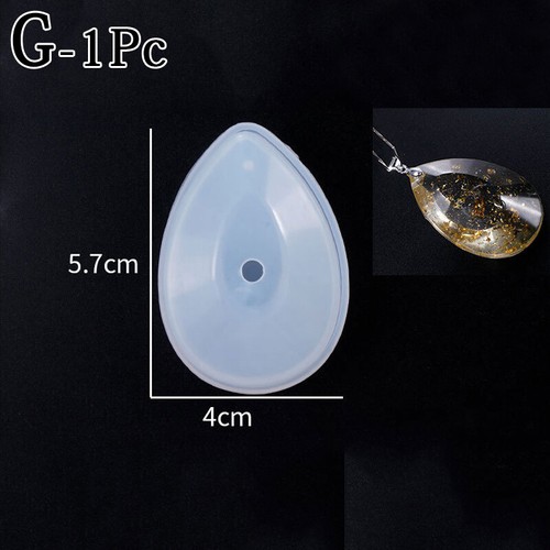 Silicone Mold Crystal Jewelry Pendant Earrings DIY Resin Mould Craft Making Tool - Picture 16 of 21