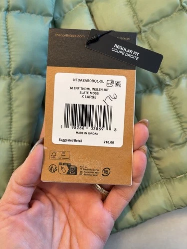 The North Face Mens Tnf Thrml Insltn Jkt XL Slate Moss image 3