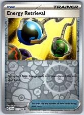 Energy Retrieval 171/198 SV01: S&V Base Set Common Reverse Holo 2023 NM