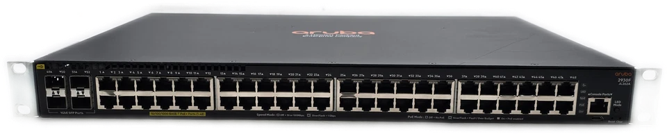 Conmutador Gigabit Aruba JL262A 2930F 48 puertos PoE+ 4SFP  Foto 3 de 4