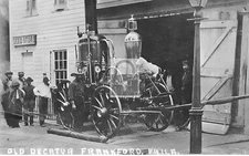 Old Decatur Fire Engine Frankford Philadelphia PA - Reprint