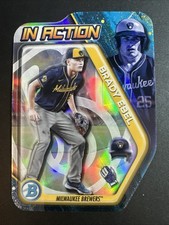 2025 Bowman Draft Baseball Brady Ebel Bowman In Action #BIA-20 Brewers 