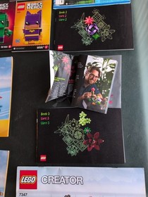 Lego ~  Instructions Manual Booklet Only ~ Creator 7347 Brick HeadZ And More! 