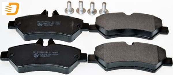 Denckermann B111007 Bremsbelagsatz FüR Scheibenbremse Bremsbelagsatz FüR VW-image