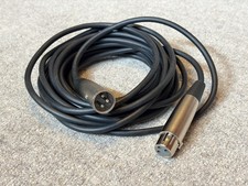 20ft XLR Microphone Mic Audio Single Cable - Black - stage - dmx