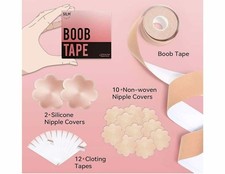 Silm: Lemon Boob Tape for Large Breasts, Boob Lift Tape, Double Sided Tape