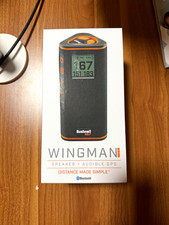 Bushnell Wingman View Golf GPS Speaker w/ Audible GPS Bluetooth Black/Orange