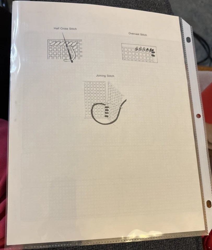 Vtg Rare Mary Maxim DOOR BELLS Needlepoint Pattern #27390 - Image 3 of 3