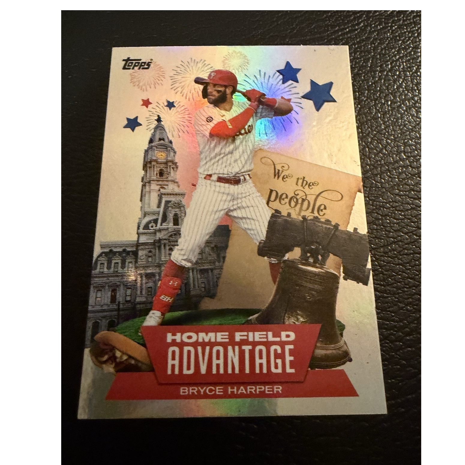 2022 Topps Series 1 Home Field Advantage Insert Bryce Harper Phillies HA-3