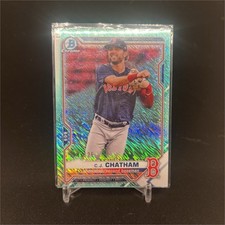 Bowman 2021 Chrome Shimmer C.J. Chatham Boston Red Sox #BCP-113 /25