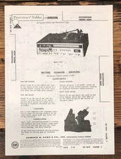 Soundesign Model 5839 Receiver Service Manual *Original*