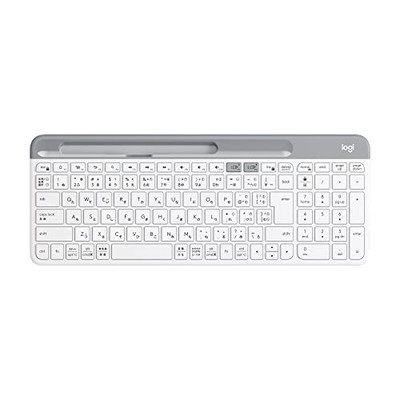 Logitech Quiet Bluetooth Wireless Keyboard K580OW Off-White Ultra-Slim Compact