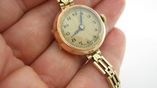 9ct Gold Mechanical Swiss Ladies Watch Scrap or Repair H/Mkd  London 1939