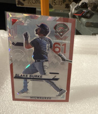 Panini 2025 Prospect Edition Prizm Blake Burke #184 Milwaukee Brewers