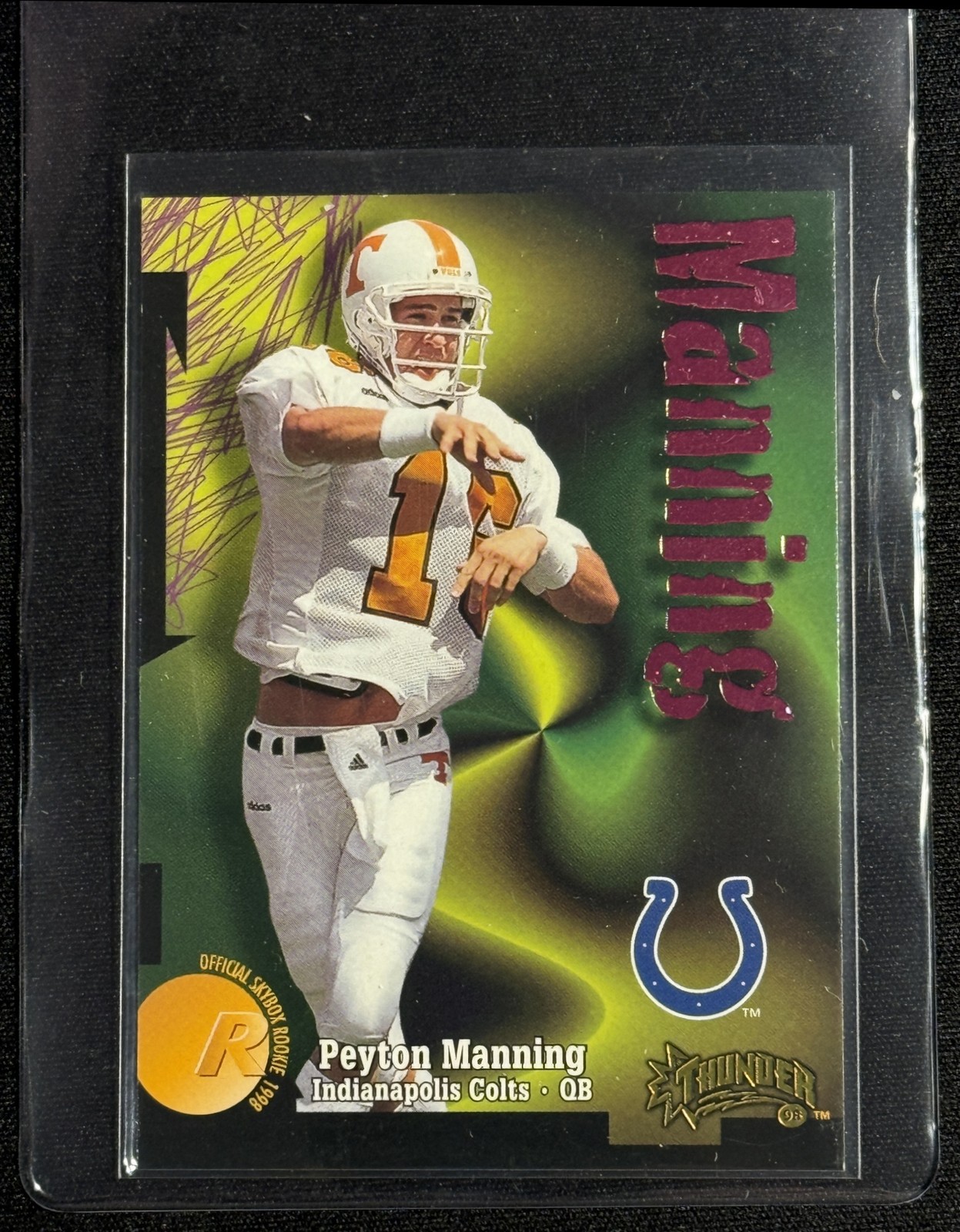 PEYTON MANNING 1998 SKYBOX THUNDER #239 ROOKIE CARD RC COLTS EX+