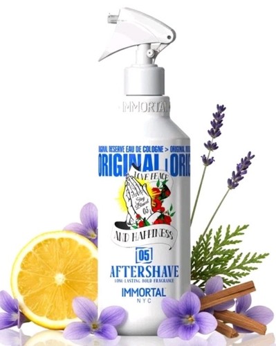 IMMORTAL STAY BLESSED 05 AFTERSHAVE COLOGNE 16.9OZ