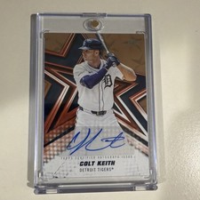 2026 Topps Series 1 Baseball Stars Autographs Colt Keith Tigers BSA-CK Gold /50