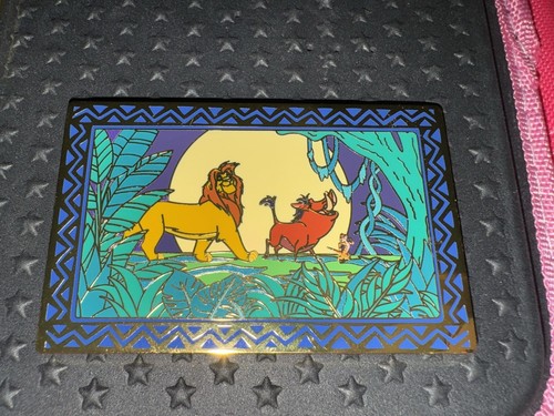 Disney The Lion King Framed Mystery Pin Older Simba Timon Pumba ...