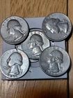 US Mint SILVER Quarters 1942,1964, Proof Quarters, BI-Centennial, Keller. 2 Reg.