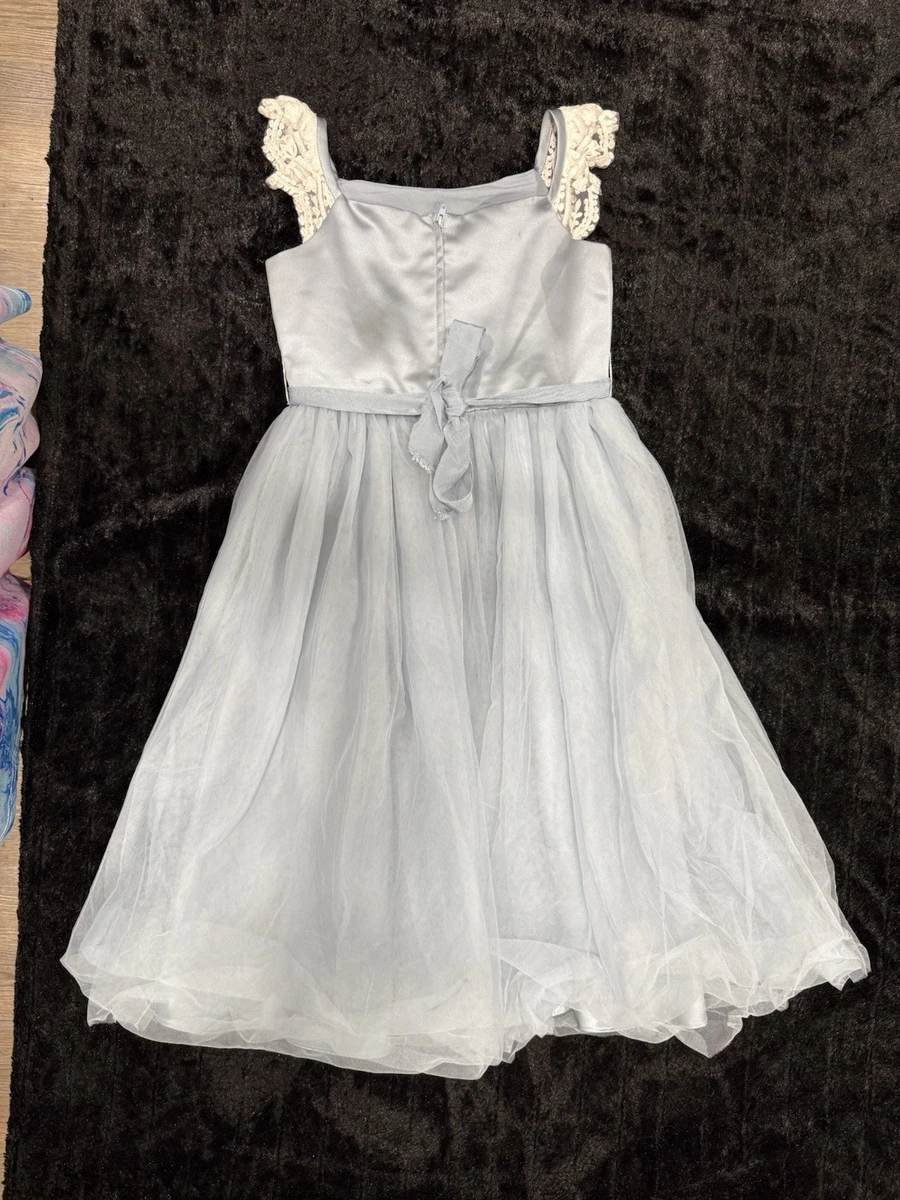 strapless open back dress Ladivine CB080 Bustier Corset Prom Dress 2 / Smoky Blue main image 0