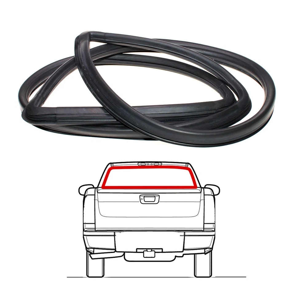 Ajuste Mazda B Series Bravo B2200 Proceed Fighter para-brisa traseiro selo tira meteorológica - Imagem 4 de 4