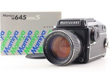 N MINT Mamiya M645 1000S Camera Body Waist Level C 80mm f1.9 Lens From JAPAN