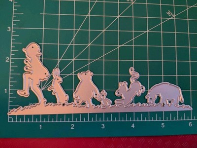 Universal Thin Metal Die Cut Tool Disney Winnie Pooh Christopher Eeyore Piglet