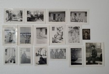 Lot of 16 WWII Military Army Photo Soldier Men Posing Barracks USA mostly 4x3